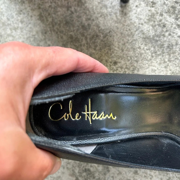 Cole Haan Nike Air Talia Mid  Pump Black, size 8.5 - Picture 9 of 11